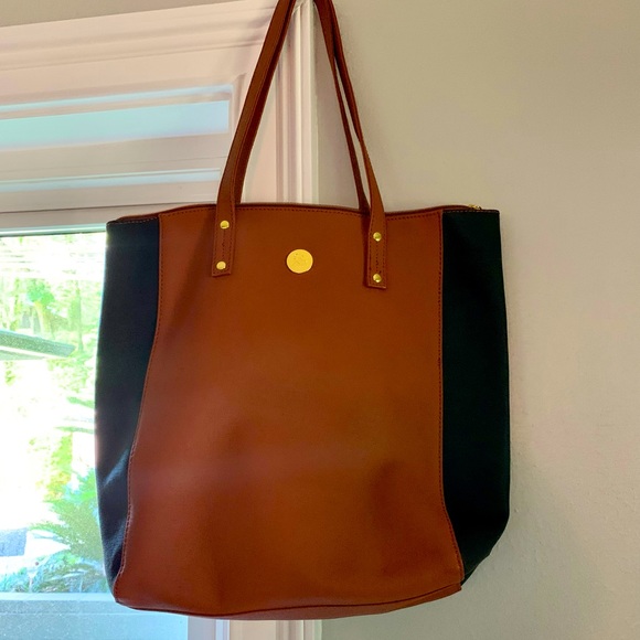 Joy Mangano genuine leather tote - Picture 2 of 7